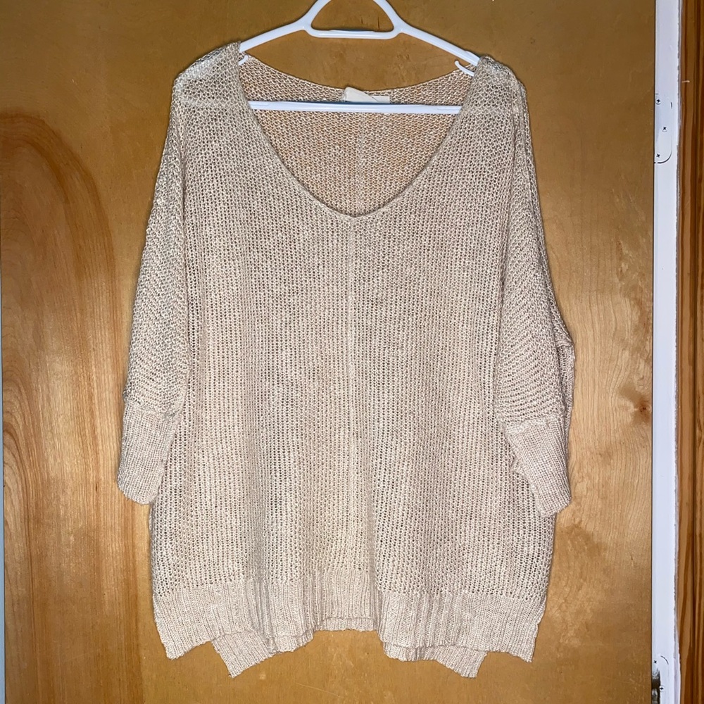 Tan Boutique Sweater